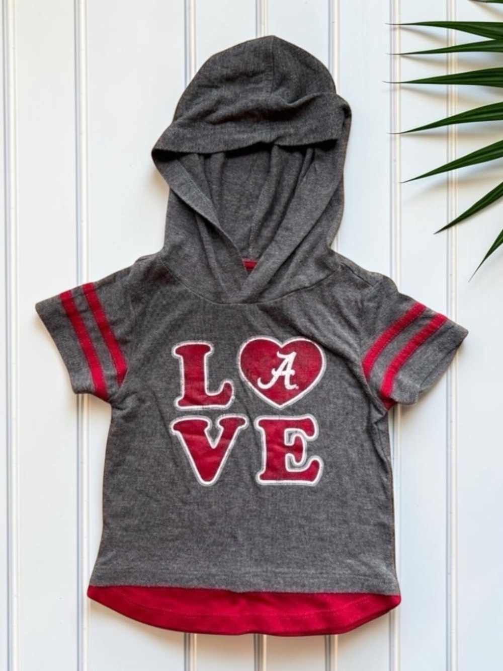 Colosseum Alabama Crimson Tide LOVE Hooded T-Shirt - 3T - Toddler Girls
